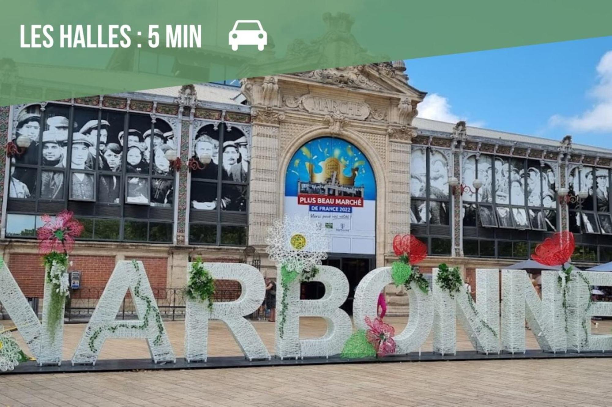 Le Cocon - Wifi - Cour Privative - Proche Halles 나르본 외부 사진
